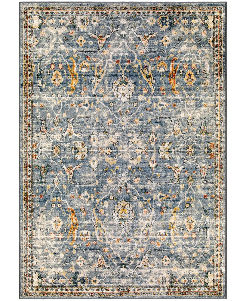 Orian Imperial Ankara Field Distressed 5'3" x 7'6" Area Rug