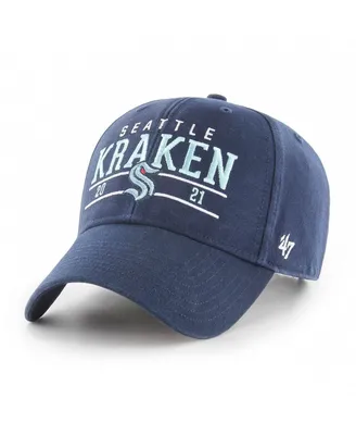 Men's '47 Brand Deep Sea Blue Seattle Kraken Centerline Mvp Adjustable Hat