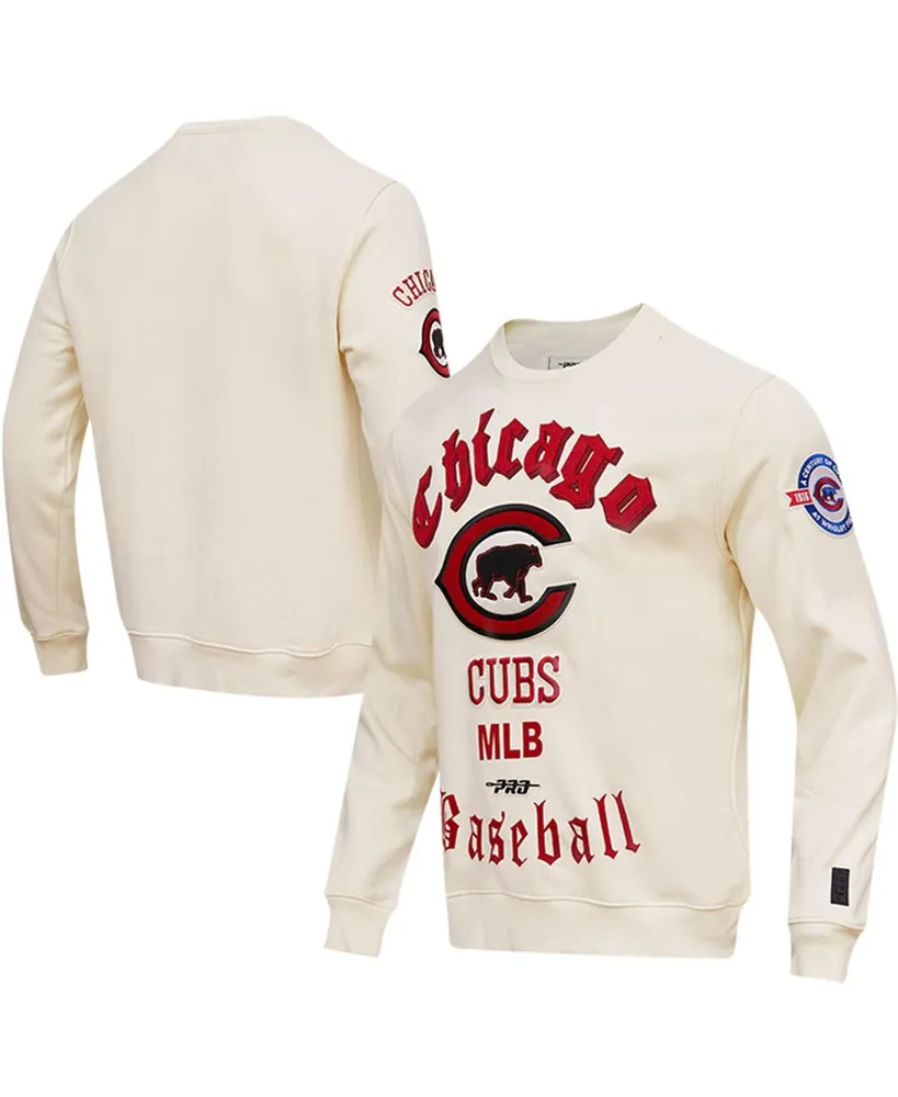 Nike Chicago Cubs Heathered Gray Cooperstown Collection Patch Pullover Hoodie