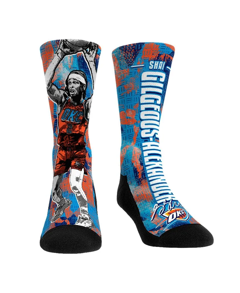 Men's and Women's Rock 'Em Socks Shai Gilgeous-Alexander Oklahoma City Thunder Big Player Crew Socks