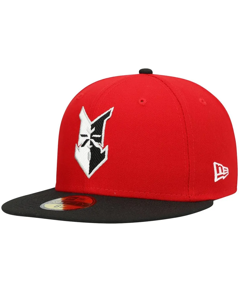 Men's New Era Red Indianapolis Indians Authentic Collection Team Home 59FIFTY Fitted Hat