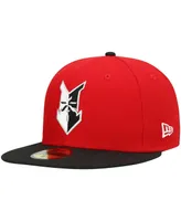 Men's New Era Red Indianapolis Indians Authentic Collection Team Home 59FIFTY Fitted Hat