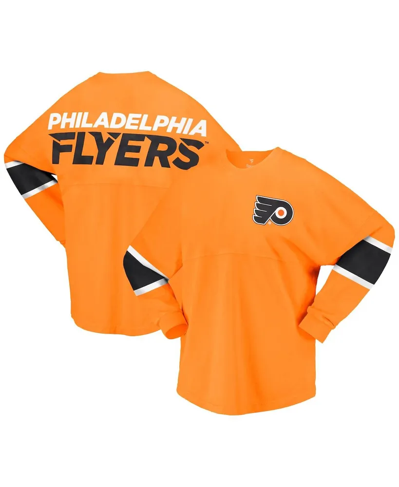 Women's Fanatics Orange Philadelphia Flyers Jersey Long Sleeve T-shirt