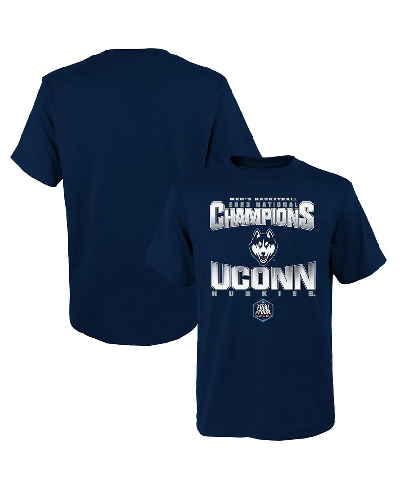 Preschool Boys and Girls Navy UConn Huskies 2023 Ncaa Men's Basketball National Champions T-shirt