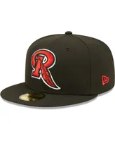 Men's New Era Black Rochester Red Wings Authentic Collection Team Alternate 59FIFTY Fitted Hat