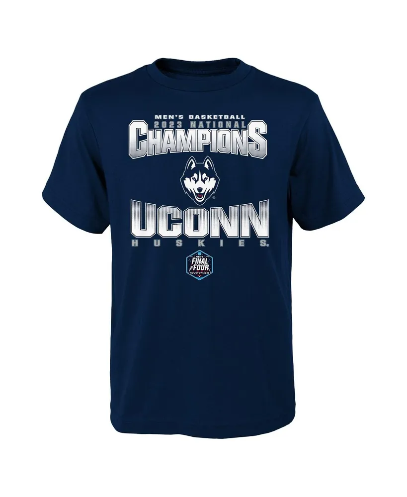 Preschool Boys and Girls Navy UConn Huskies 2023 Ncaa Men's Basketball National Champions T-shirt
