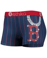 Women's Ethika Navy Boston Red Sox Slugger Shorts