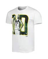 Men's and Women's Stadium Essentials Sue Bird White Seattle Storm Player Skyline T-shirt