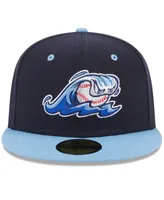 Men's New Era Navy West Michigan Whitecaps Authentic Collection Alternate Logo 59FIFTY Fitted Hat