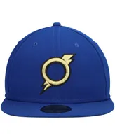 Men's New Era Blue Omaha Storm Chasers Authentic Collection Team Alternate 59FIFTY Fitted Hat