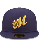 Men's New Era Navy Montgomery Biscuits Authentic Collection 59FIFTY Fitted Hat