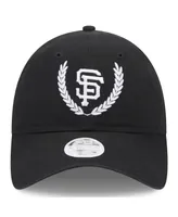 Women's New Era Black San Francisco Giants Leaves 9TWENTY Adjustable Hat