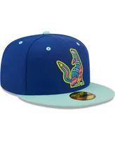 Men's New Era Blue, Mint Sonadores De Hillsboro Copa La Diversion 59FIFTY Fitted Hat