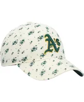 Women's New Era Cream Oakland Athletics Chrome Bloom 9TWENTY Adjustable Hat