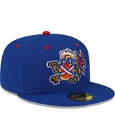 Men's New Era Blue Lehigh Valley IronPigs Copa De La Diversion 59FIFTY Fitted Hat