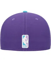 Men's New Era Purple Miami Heat Vice 59FIFTY Fitted Hat