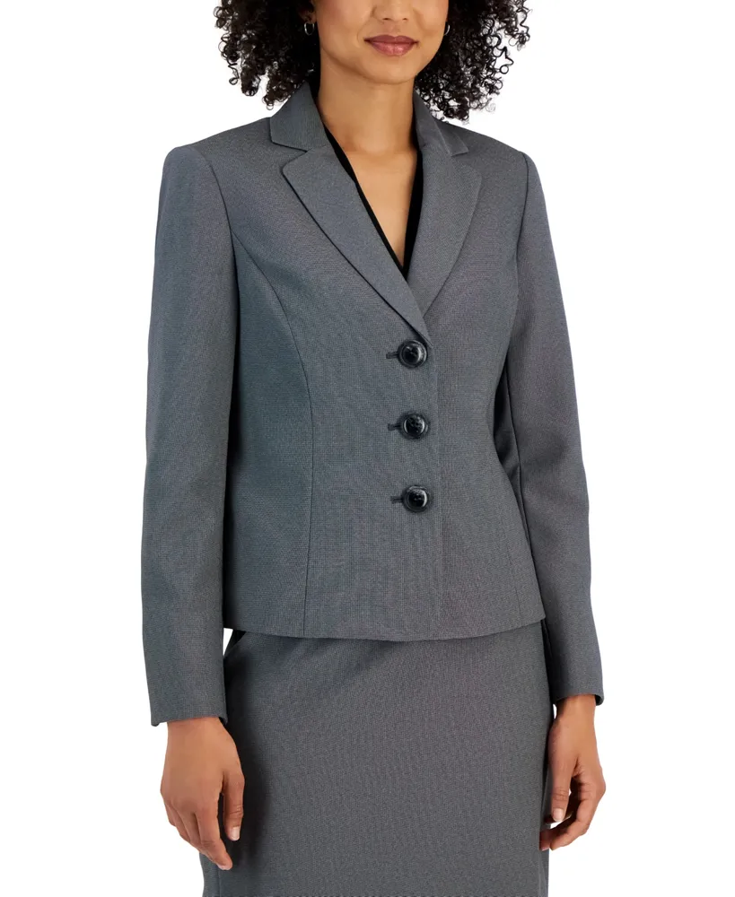 Le Suit Women's Notch-Collar Pencil Skirt