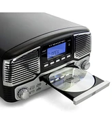 Trexonic Retro Wireless Bluetooth Record and Cd Player