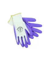 Womanswork 440PUR L Purple Form Fitting Weeder Gardening Gloves, Large