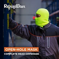 RefrigiWear Men's Open Hole Face Mask - Breathable, Flexible, and Warm Winter Cover