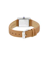 Porsamo Bleu Women's Karolina Diamond Genuine Leather Band Watch 1081CKAL