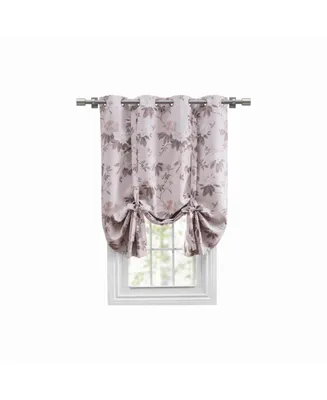 Ricardo Mystic Garden Floral Blackout Grommet Tie-Up Curtain Panel 52"W x 63"L