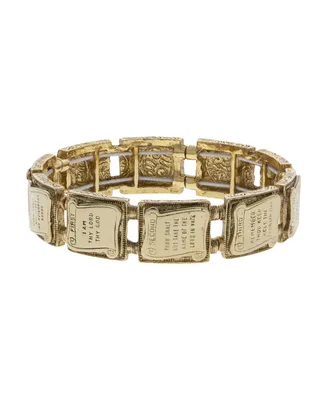 Symbols of Faith Ten Commandments Stretch Bracelet