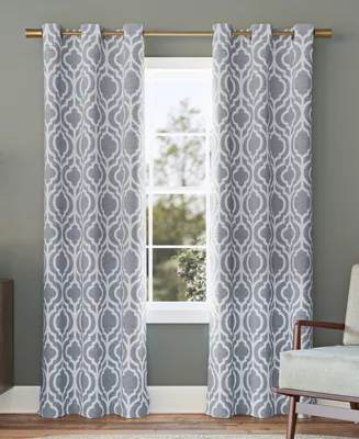 Sun Zero Eldon Grommet Single Curtain Panel, 40" x 63"