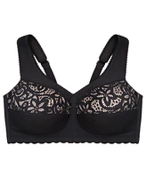 Women's Full Figure Plus MagicLift Cotton Wirefree Support Bra 1001