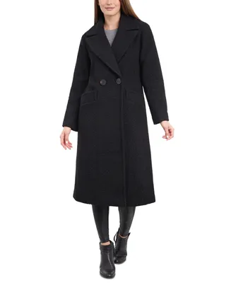 BCBGeneration Women's Petite Double-Breasted Boucle Coat