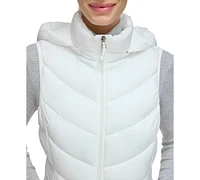 Charter Club Women's Packable Hooded Puffer Vest, Created for Macy's