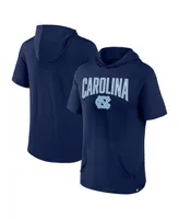 Men's Fanatics Navy North Carolina Tar Heels Outline Lower Arch Hoodie T-shirt