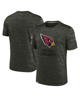 Men's Nike Brown Arizona Cardinals 2022 Salute to Service Velocity Team T-shirt