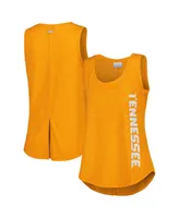 Women's Columbia Tennessee Orange Tennessee Volunteers Cades Cape Omni-Wick Tri-Blend Tank Top
