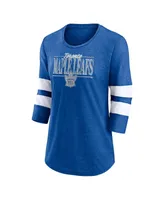 Women's Fanatics Heathered Royal