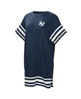 Women's Touch Navy New York Yankees Cascade T-shirt Dress