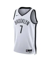 Men's and Women's Nike Kevin Durant White Brooklyn Nets Swingman Jersey - Association Edition