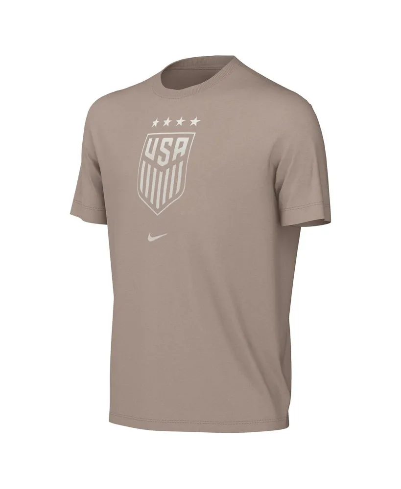 Big Boys and Girls Nike Tan Uswnt Crest T-shirt