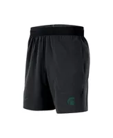 Men's Nike Black Michigan State Spartans Player Performance Shorts