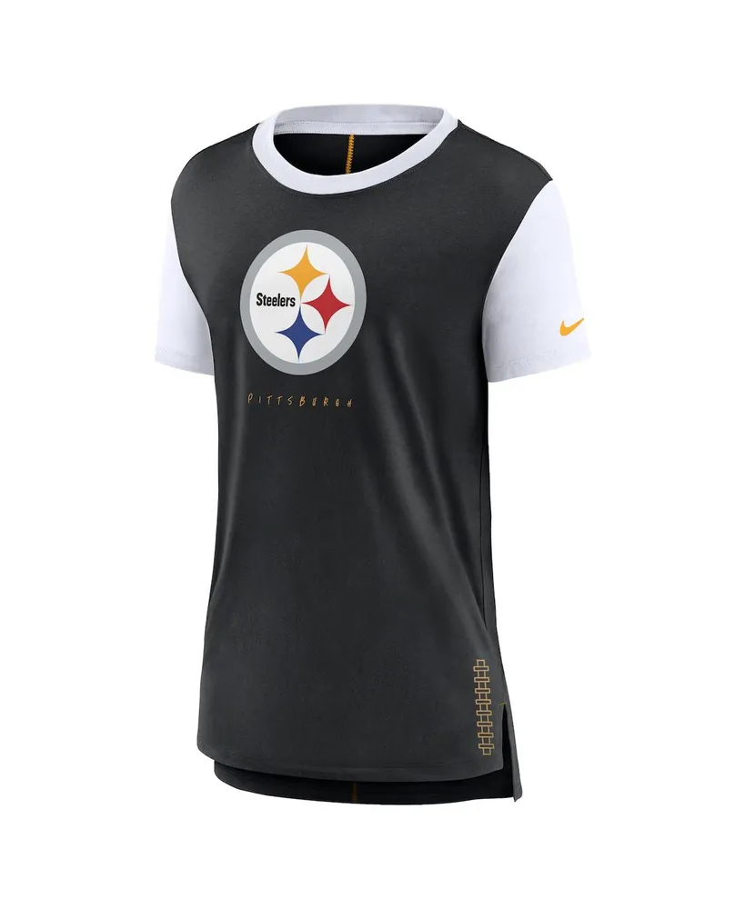 Women's Nike Black Pittsburgh Steelers Team T-shirt