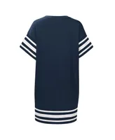 Women's Touch Navy New York Yankees Cascade T-shirt Dress