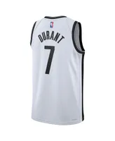 Men's and Women's Nike Kevin Durant White Brooklyn Nets Swingman Jersey - Association Edition