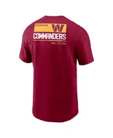 Men's Nike Burgundy Washington Commanders Team Incline T-shirt