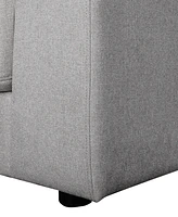 Elizabeth 2 Piece Stain-Resistant Fabric Oversized Armchair and Ottoman Set