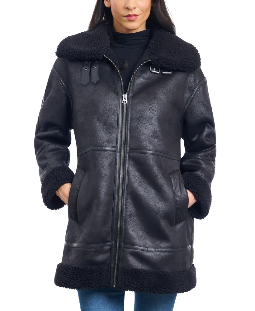 Lucky Brand Women's Long Quilted Anorak Puffer Vest - Macy's