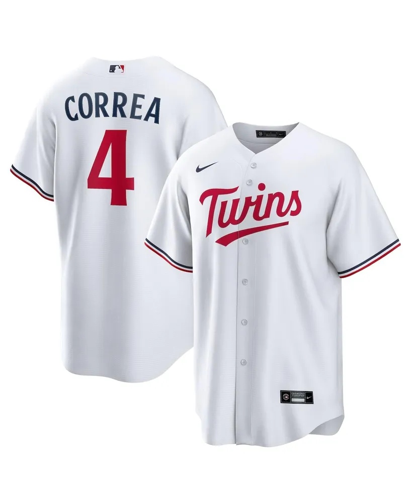 Men's Nike Carlos Correa White Minnesota Twins Home Replica Player Jersey