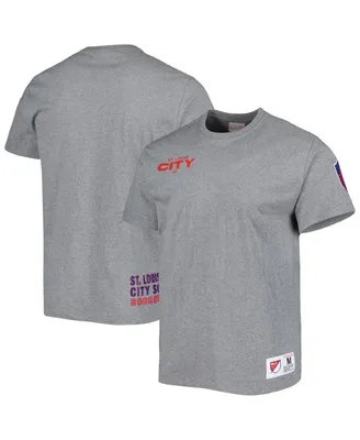 Men's Mitchell & Ness Gray St. Louis City Sc T-shirt