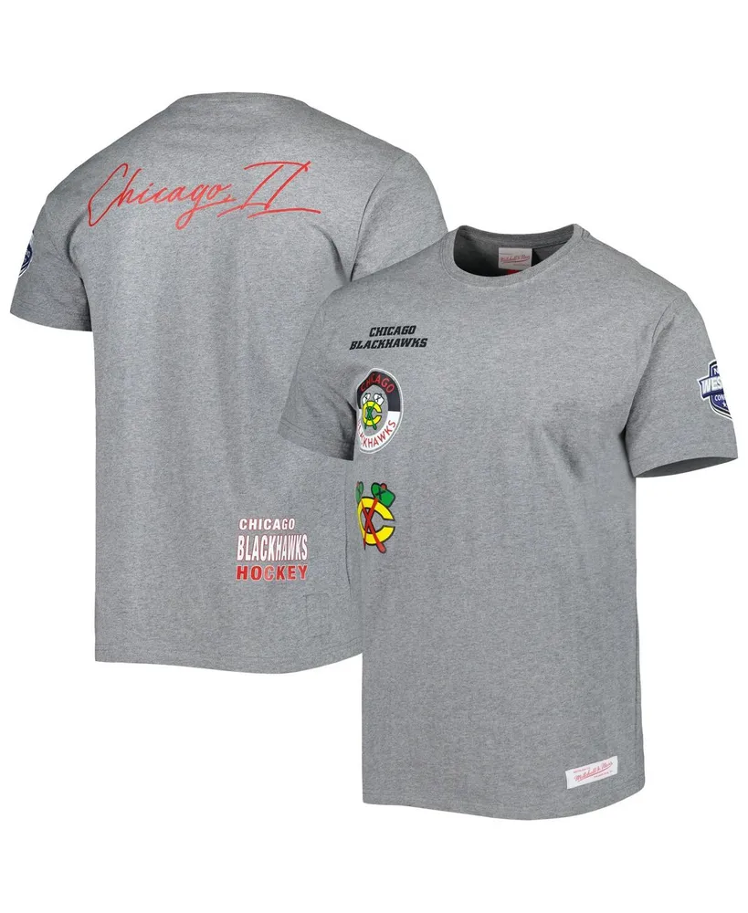 Chicago Cubs Mitchell & Ness Cooperstown Collection City Collection T-Shirt  - Heather Gray
