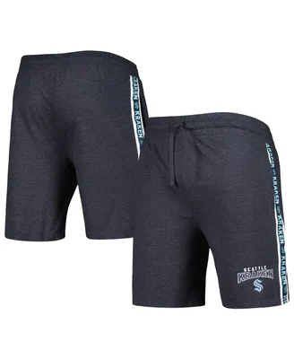 Men's Concepts Sport Charcoal Seattle Kraken Team Stripe Shorts