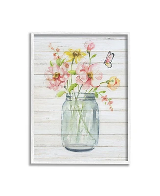 Stupell Industries Spring Wild Flower Assortment Framed Giclee Art, 11" x 1.5" x 14" - Multi